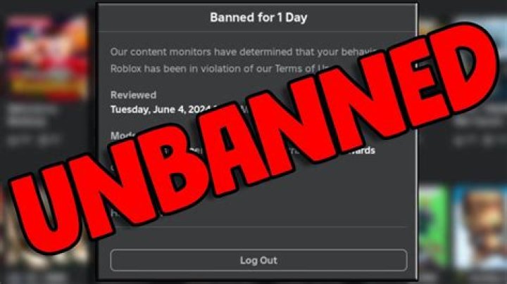 How do I get unbanned from Roblox 7 days?