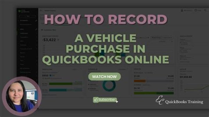 How do I record a new car purchase in QuickBooks?