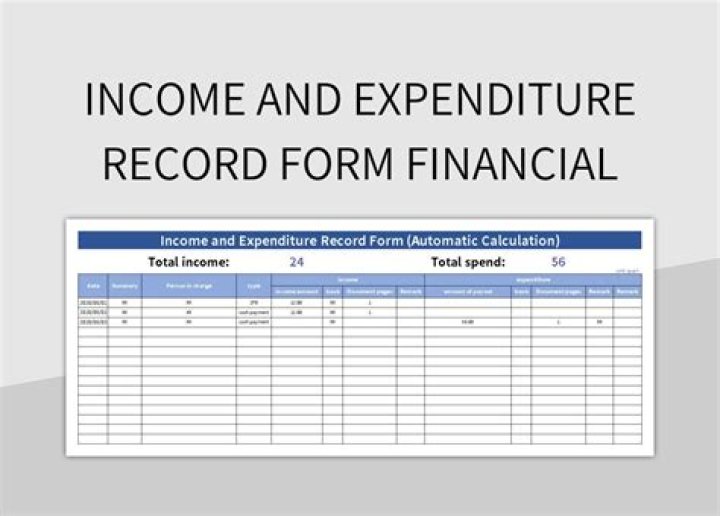 How do I record income from an Excel spreadsheet?