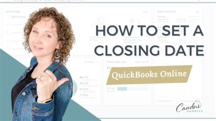 How do I remove the closing date in QuickBooks?