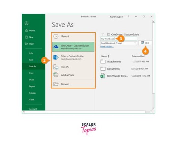 How do I save an Excel file without losing formatting?