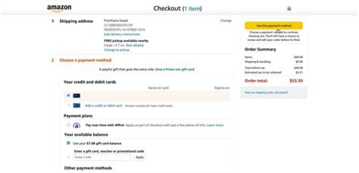How do I search for payment plans on Amazon?