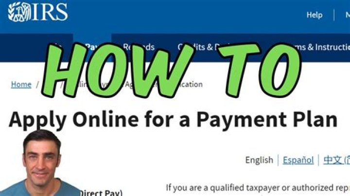 How do I set up a payment plan with the IRS?