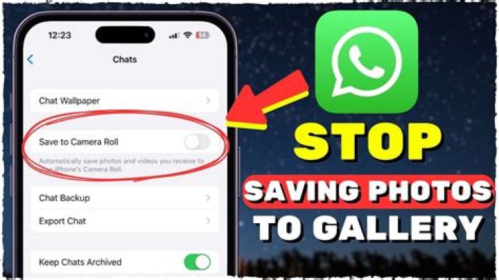 How do I stop WhatsApp from backing up my photos to Google?