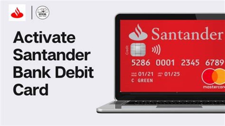 How do I unblock my bank card Santander?