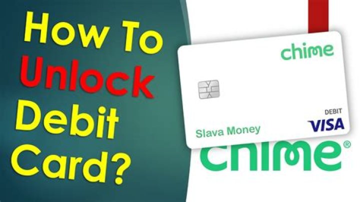 How do I unlock my Visa debit card online?