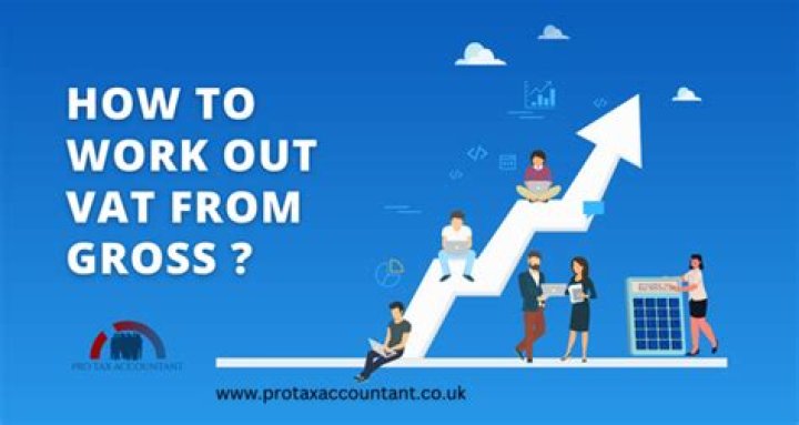 How do I work out VAT from gross amount?