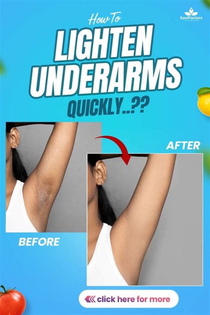 How do Indians lighten their underarms?