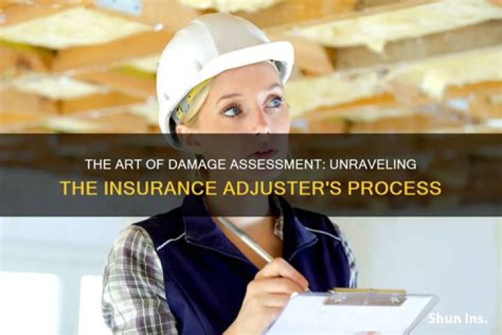 How do insurance adjusters estimate damage?