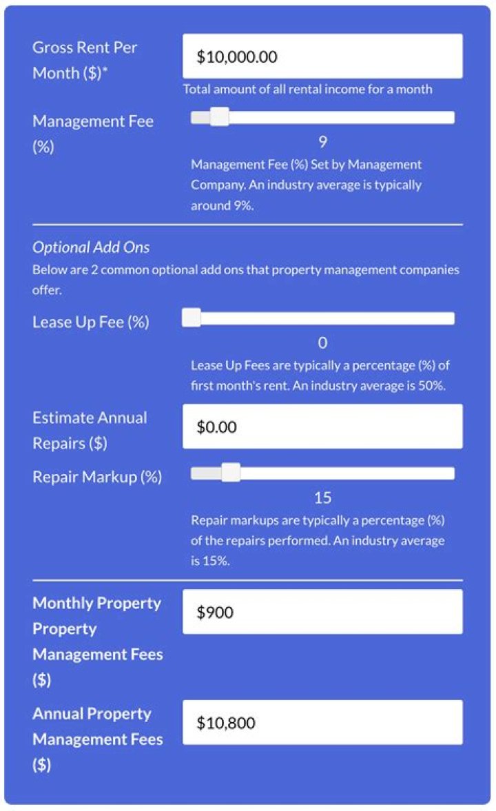 How do property management companies bill?