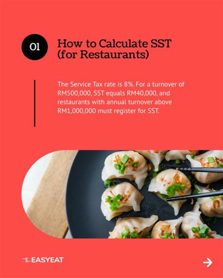 How do restaurants calculate tax?