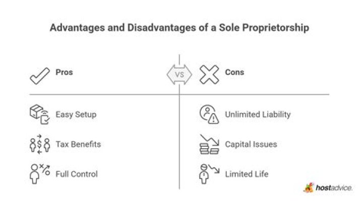 How do taxes work with a sole proprietorship?
