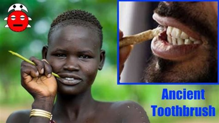 How do tribes clean their teeth?