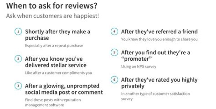 How do you ask for a customer review?