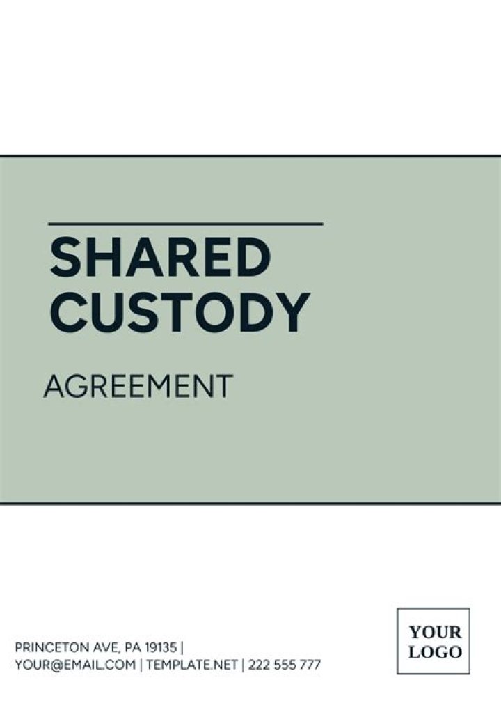 How do you avoid shared custody?