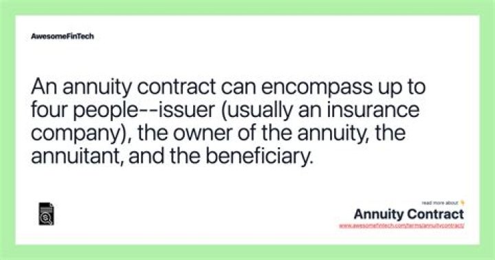 How do you break an annuity contract?