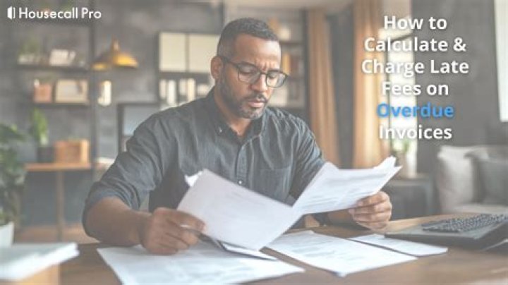 How do you calculate finance charges on overdue invoices?