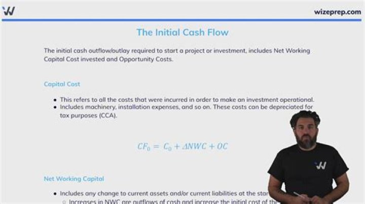 How do you calculate initial cash investment?