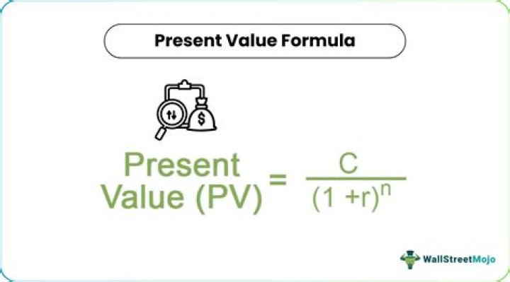 How do you calculate present value of equipment?