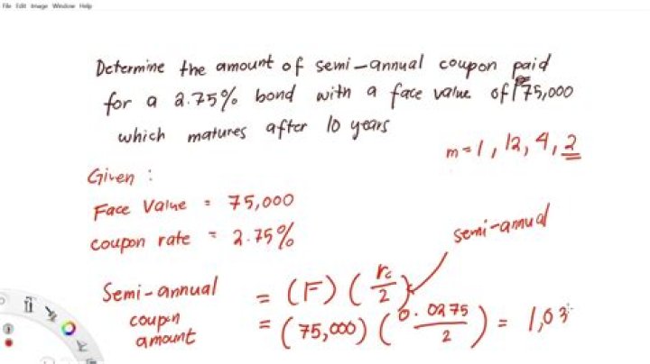 How do you calculate semi-annual coupon price of a bond?