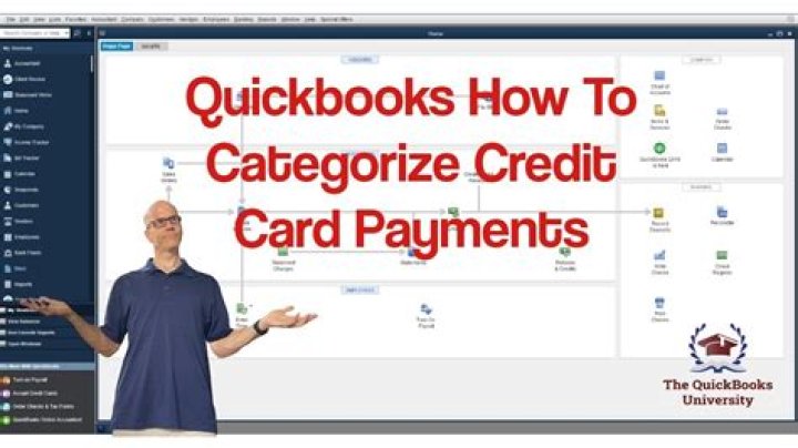 How do you categorize purchases in QuickBooks?