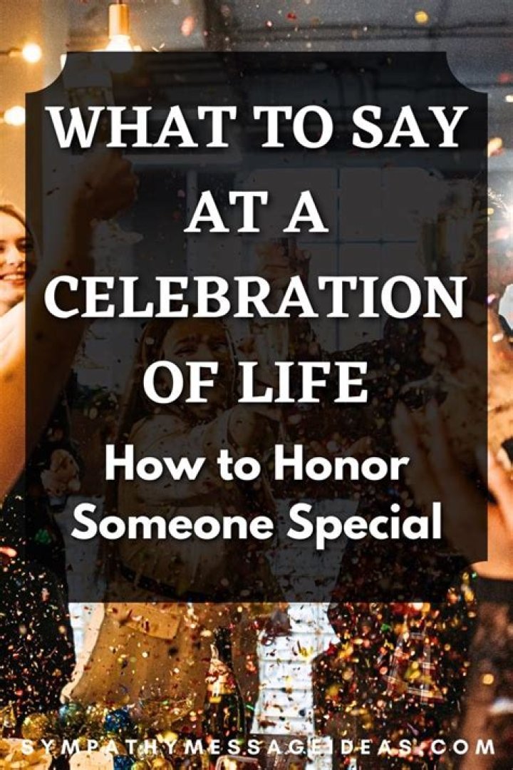 How do you close a celebration of life?