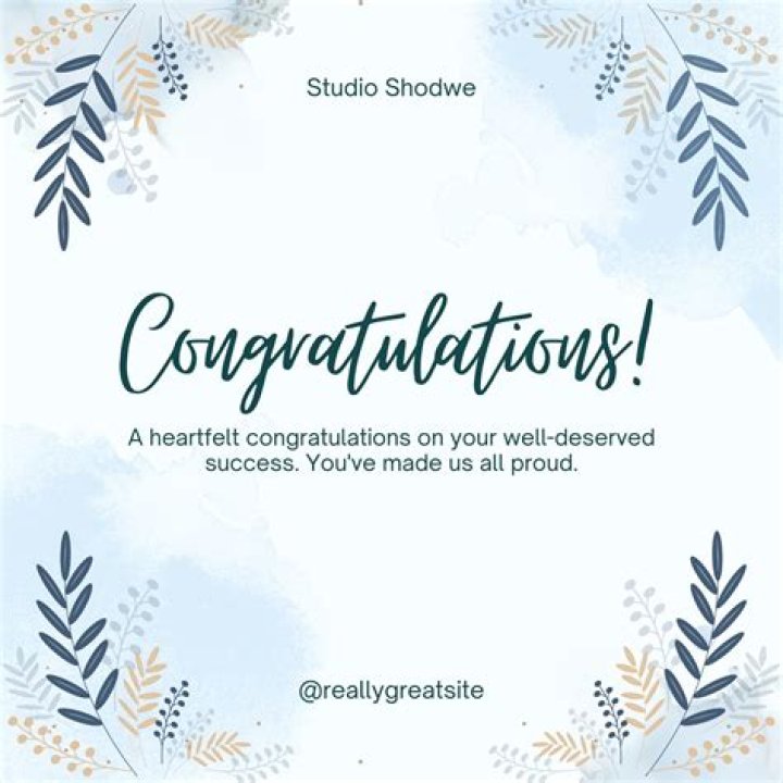 How do you congratulate your husband on his promotion?