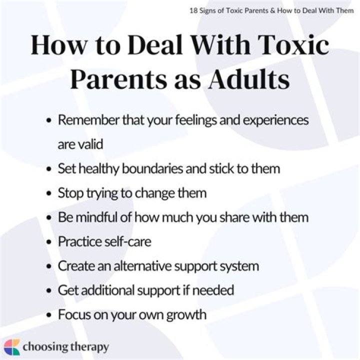 How do you deal with a toxic elderly mother?
