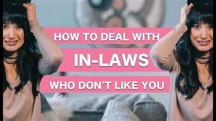 How do you deal with in laws moving in?