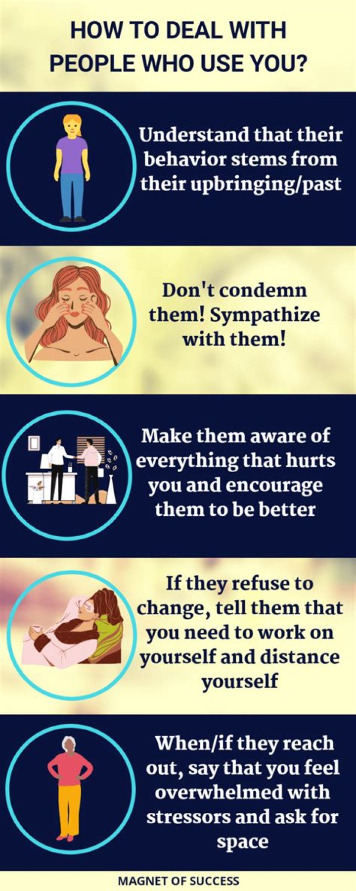 How do you deal with people who won't stop talking?