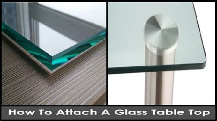 How do you dress a glass top table?