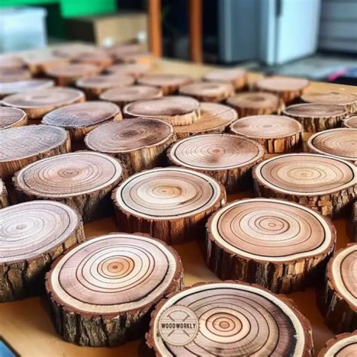 How do you dry wood slices naturally?
