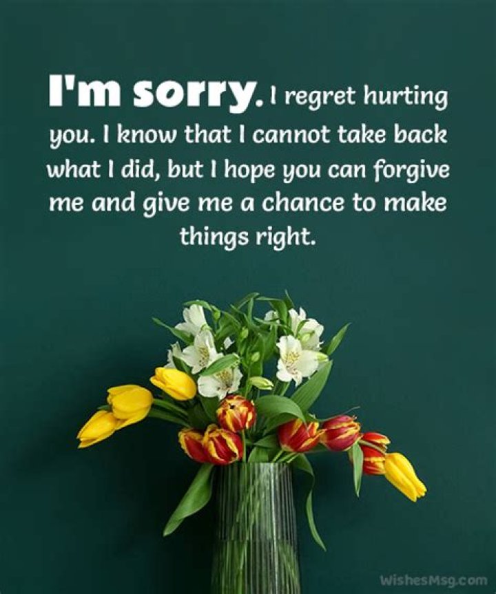 How do you express or apologize regret?