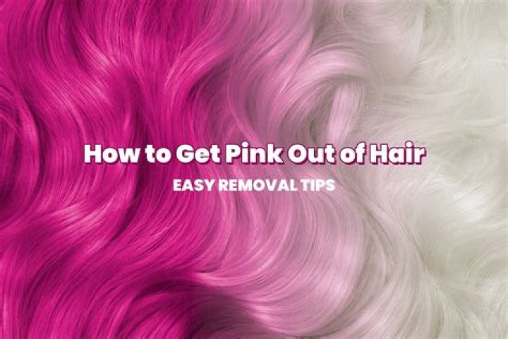 How do you get pink out of hair?