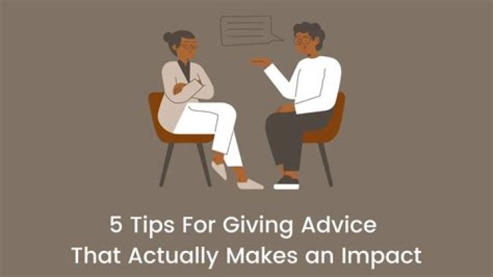 How do you give practical advice?