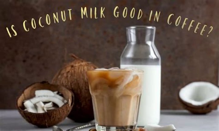 How do you heat coconut milk for coffee?