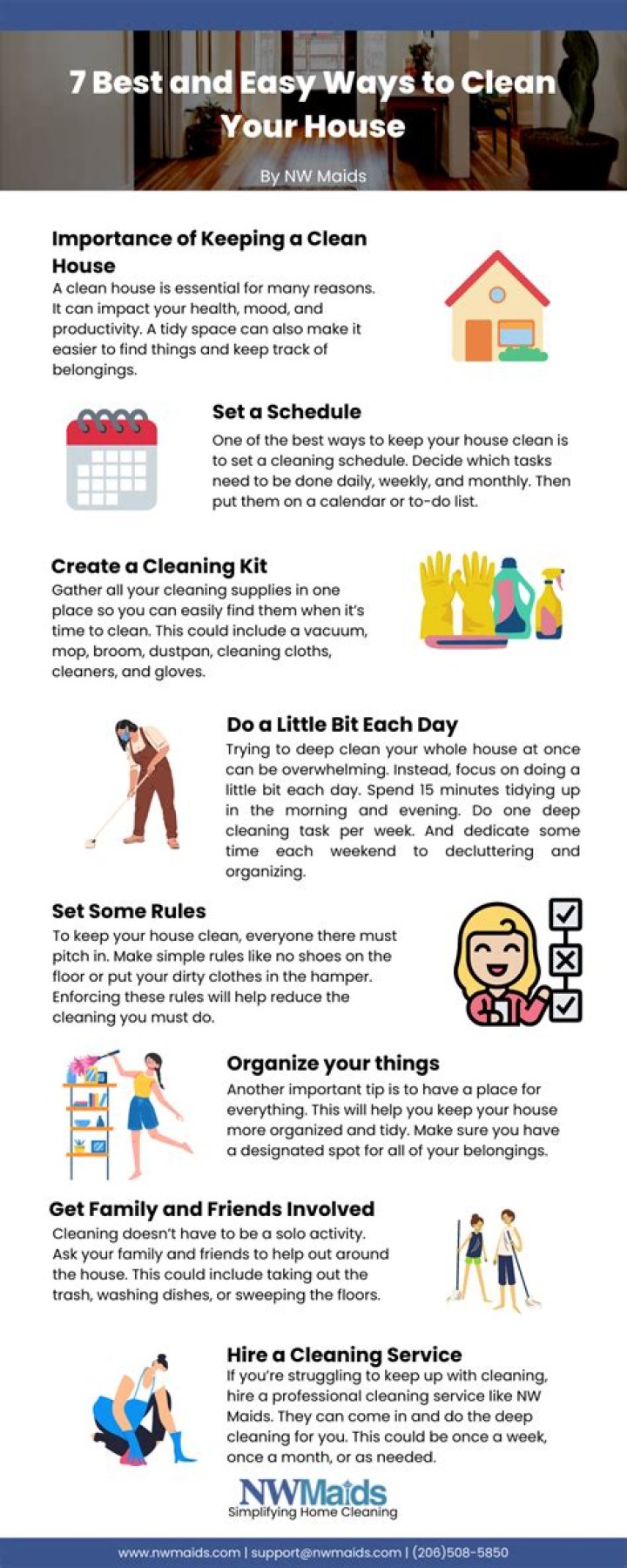 How do you help your elders to keep your house clean?