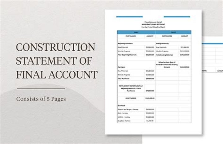 How do you manage construction accounts?