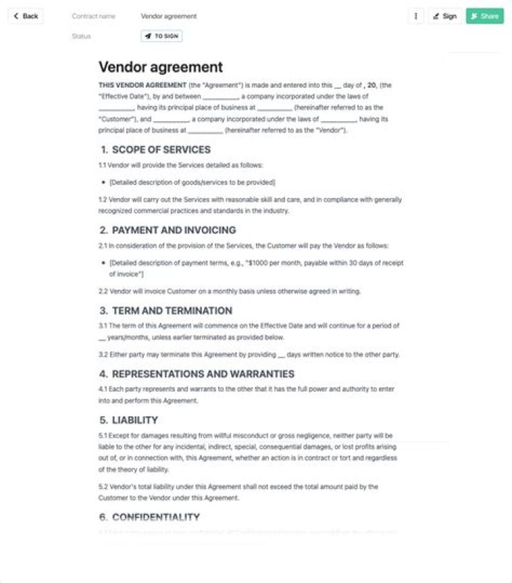 How do you negotiate vendor contracts?