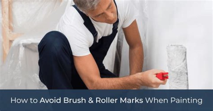 How do you prevent roller marks when painting?