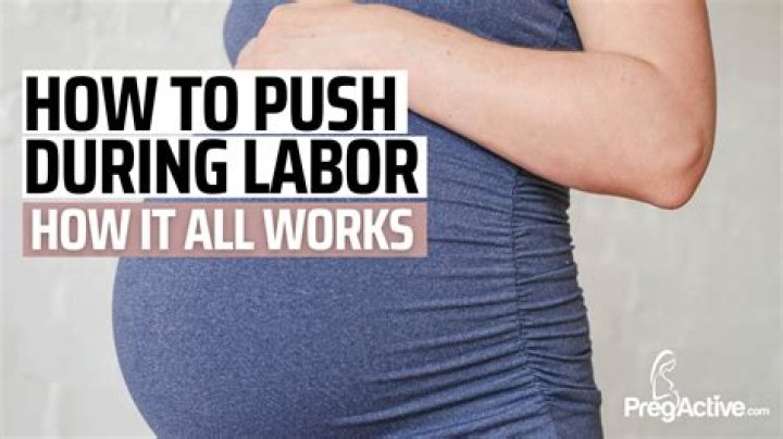 How do you push during labor?