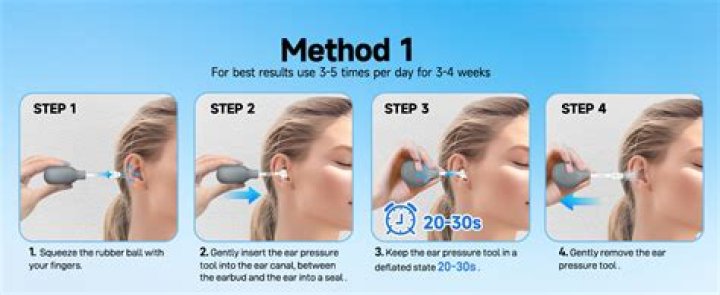 How do you relieve ear pressure?