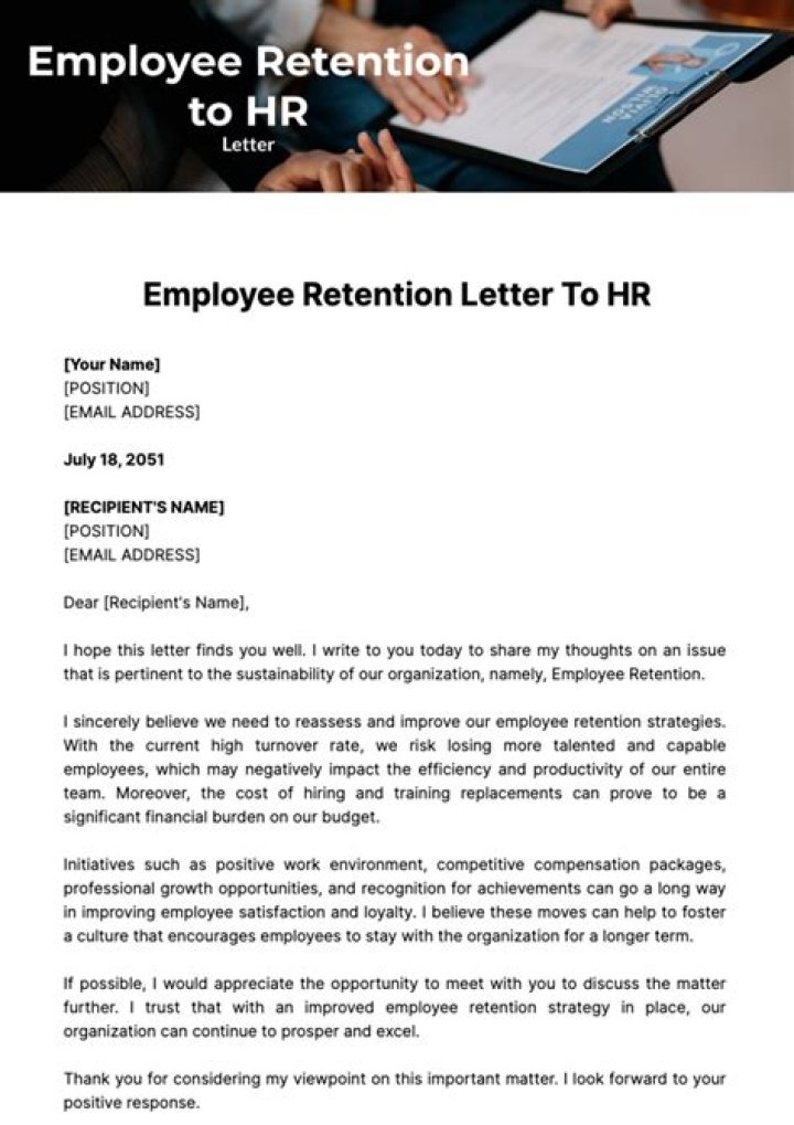 How do you retain an employee who resigned?