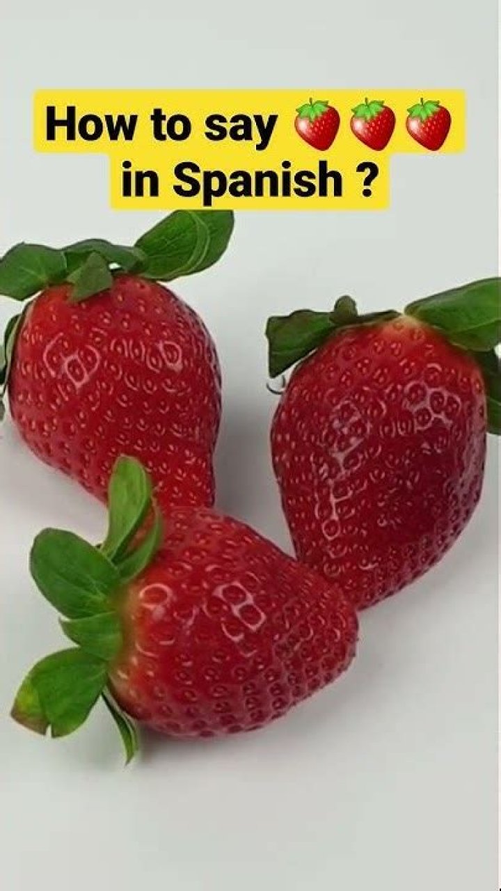 How do you say strawberry in Sign Language?