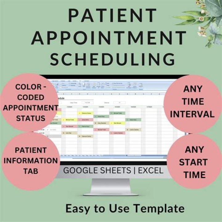 How do you schedule patient appointments effectively?