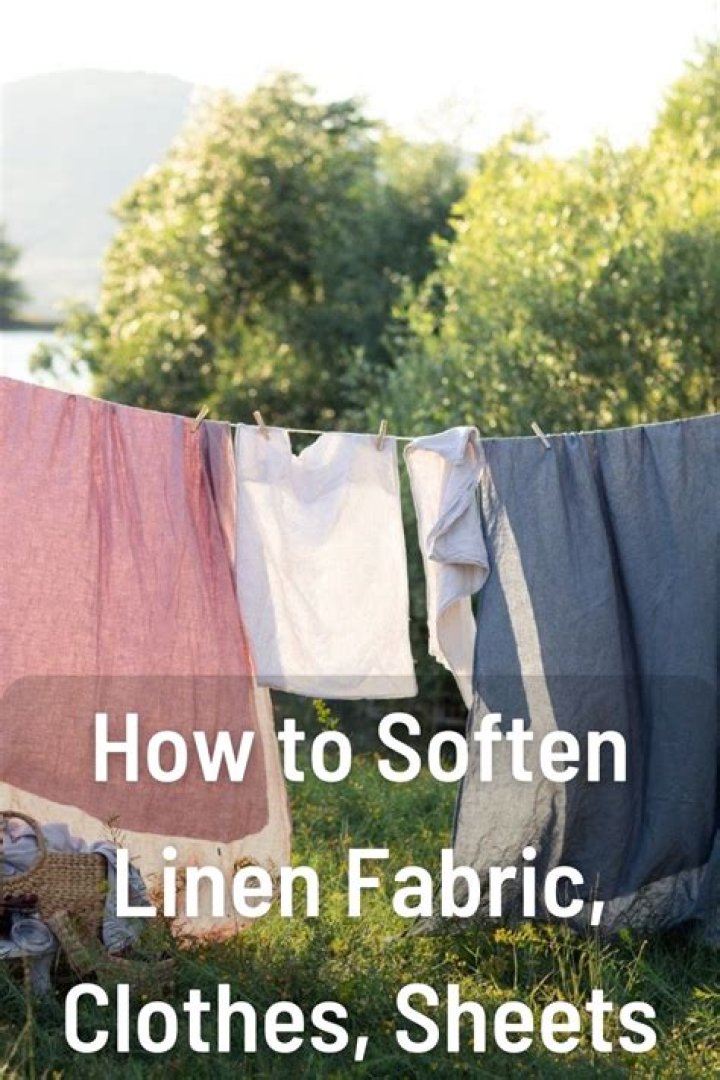 How do you soften scratchy linen sheets?