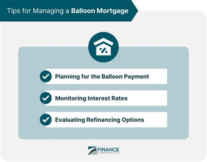 How do you solve a balloon mortgage?