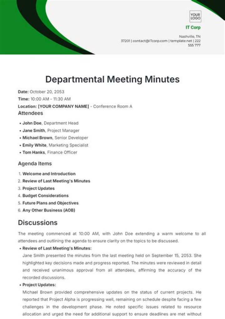 How do you transcribe meeting minutes?