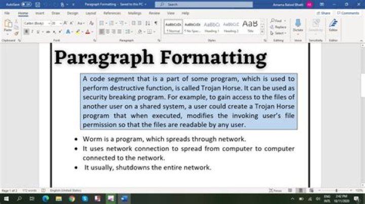 How do you transform information into paragraph form?