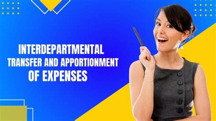 How do you treat inter departmental transfer of goods?